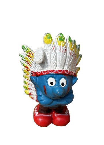 Figurine schtroumpf chef - schtroumpf,