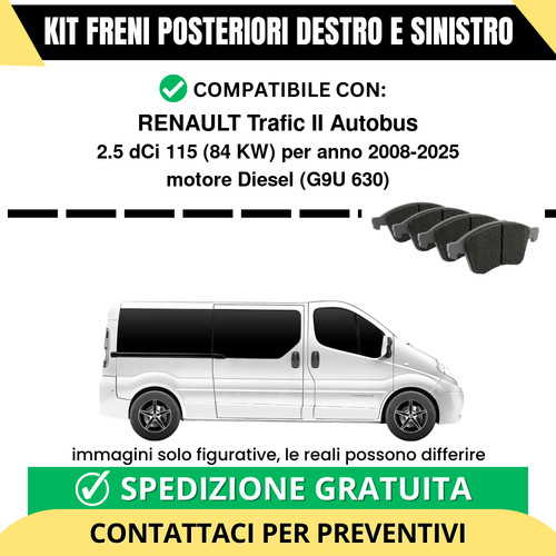 Pastiglie freno posteriori - pastiglie,