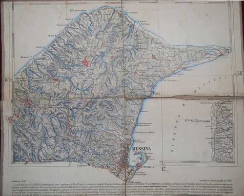 Carta geografica della - carta,