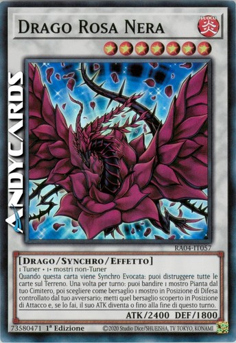 Drago rosa nera black - rosa,