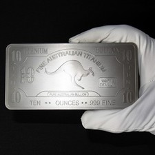 10 oz lingotto di titanio