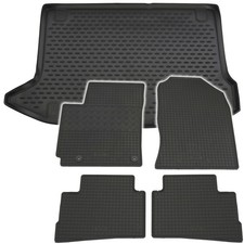 Tappetini bagagliaio in gomma per Hyundai Kona 2017- set tappetini su misura vasca