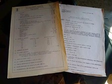 FICHE DATI TECNICI AUTOCARRO FIAT 626 N + Lettera Ufficiale 1938 FIAT TORINO