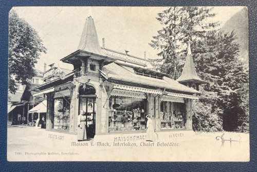 Cpa svizzera casa f - casa,