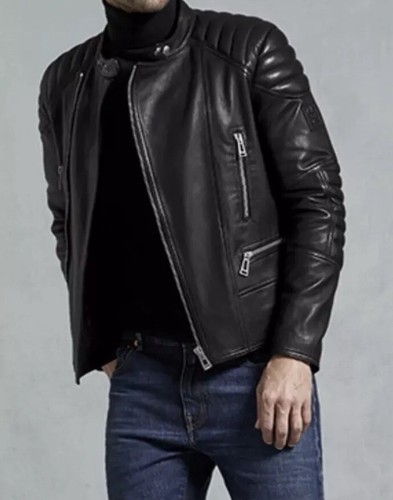 Giacca pelle nera - pelle,