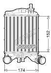 Radiatore intercooler fiat 500 - radiatore,
