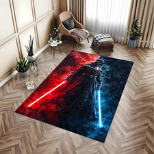 Sci-Fi Space Knight Area Rug -
