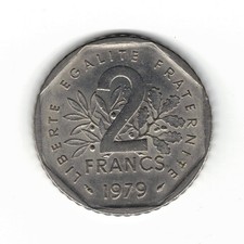 MONETA coin 2 FRANCHI francs