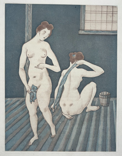 Foujita toilette incisione - foujita,