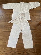 Unisex White GI Kimono Martial