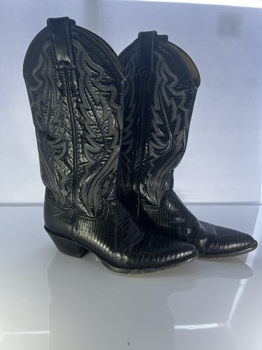 Justin 0423 black lizard - 0423, print