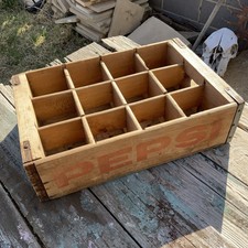 Vintage Pepsi Cola Soda Wooden