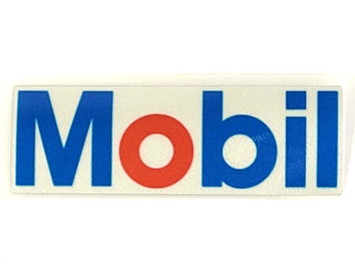 Adesivo sticker mobil oil - sticker,