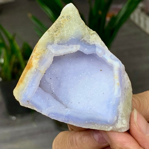 Geode agata blu - , naturale