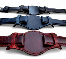 Cinturino orologio pelle Bund premium fatto a mano uomo pilota militare 20 22 mm UK