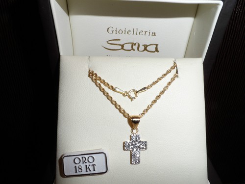 Collana funetta laser oro