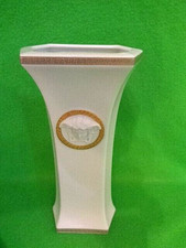 Vaso Gorgona bianco/oro 26 cm