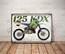 Plaque métal vintage Kawasaki