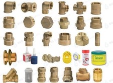 RACCORDERIA  IN OTTONE GIALLO