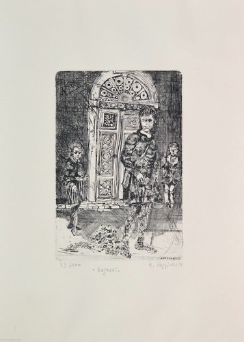 Gravure etching acquaforte - etching,