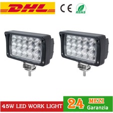 2X 45W LED LUCE FARO DA LAVORO