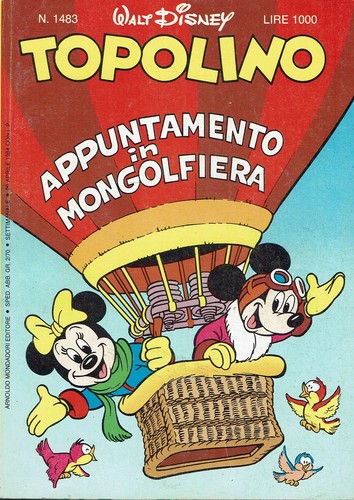 Topolino 1483 pieghevole - topolino, n.1483