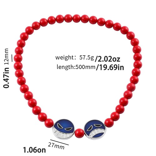 Collana cosplay portgas d - portgas,