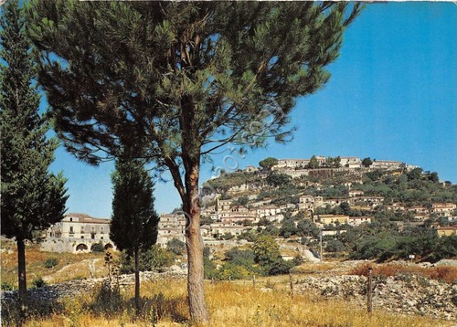 Cartolina gerace panorama - gerace,