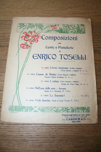 Enrico toselli composizioni - toselli,
