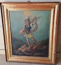 olio su tela San Michele Arcangelo 