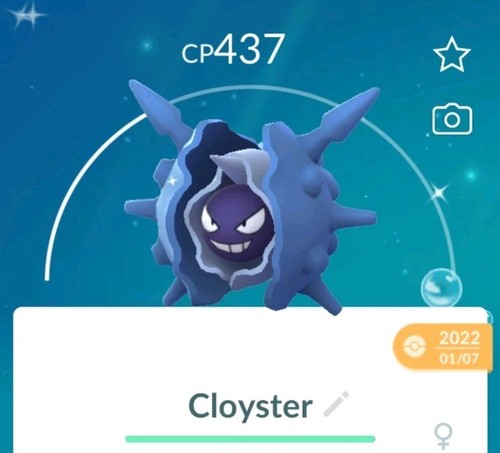 Pokèmon shiny cloyster - go,