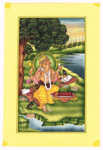 Dipinto lord ganesha - dipinto,
