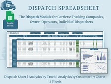 Dispatch Google Sheet for