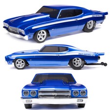 Losi LOS01023T1 1/16 1970 Chevelle 2WD Brushless Mini No Prep Drag Car RTR Blu