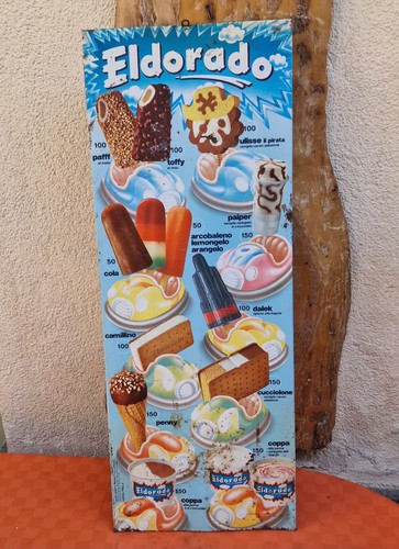 Insegna tabella gelati - insegna,
