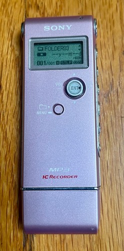 Sony recorder icd - ic, mp3