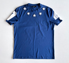 GIVENCHY T-shirt uomo blu con