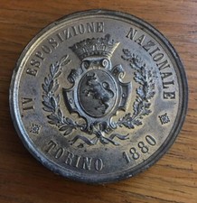 Medaglia IV Esposizione Nazionale Torino Arti 1880