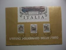 STORIA POSTALE FOGLIO ISTITUTO POLIGRAFICO DELLO STATO SERIE FONTANE ITALIA 1976