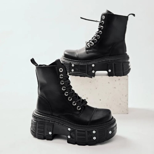 Stivali donna moto - , metallo