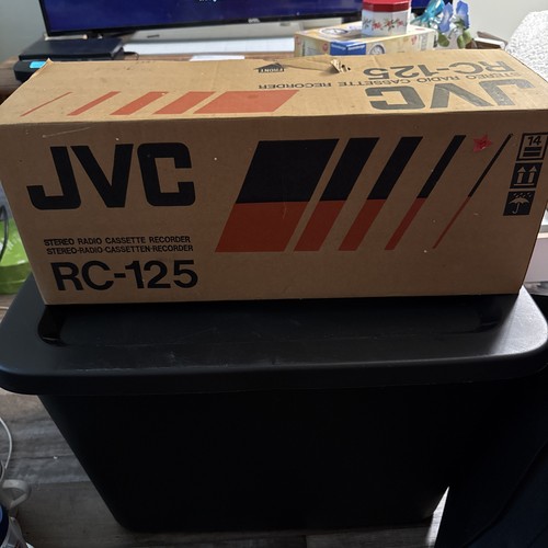 Vintage jvc tape boombox - vintage,