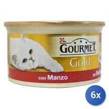 6x Alimento Gatto Gourmet Gold