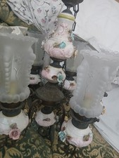 Coppia di Lampadari Vintage In