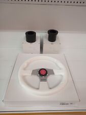 KIT VOLANTE ATLANTIC BIANCO CM 33 CON MOZZO FIAT 500/600 FIAT 126/127 EPOCA