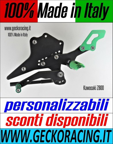 Pedane arretrate regolabili - arretrate,