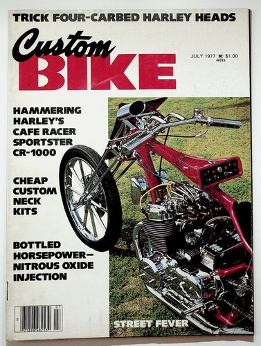 Custom bike magazine july 1977 - custom,