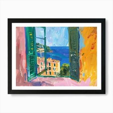 Quadro Sorrento dalla finestra