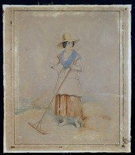 ANTICO ACQUERELLO 1850 CIRCA