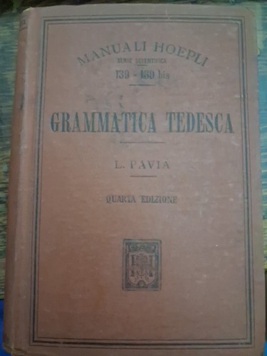Pavia grammatica tedesca - tedesca, 4°
