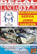 DECAL LANCIA 037 RALLY